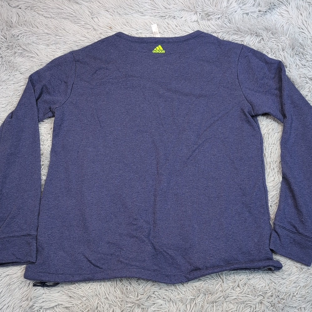 Adidas Sweatshirt Womens‎ XL Blue Athletic Comfort Streetwear Soft Chore - Picture 2 of 13